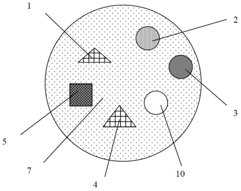 Sheet-like anti-counterfeiting material and paper containing sheet-like anti-counterfeiting material