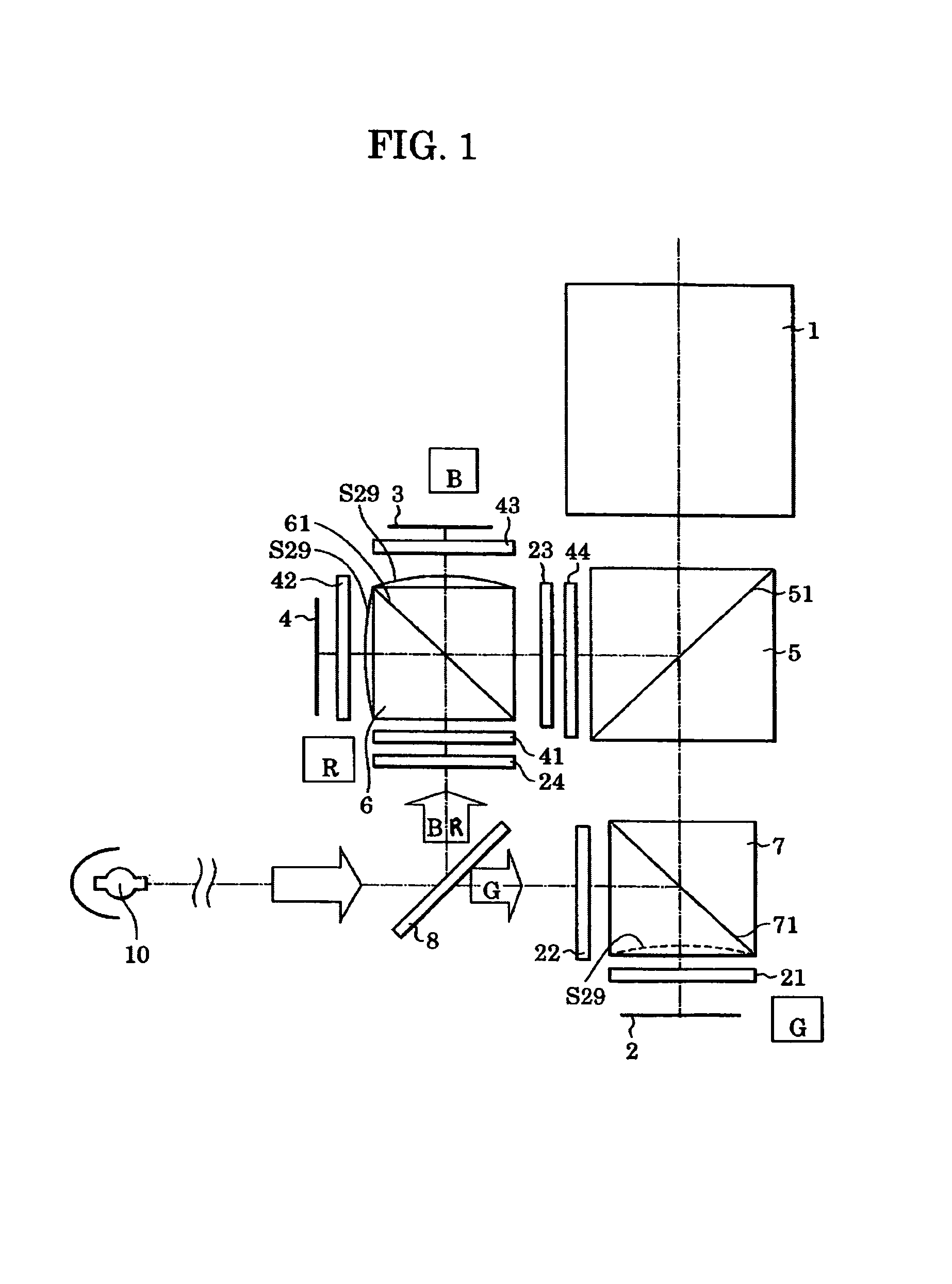 Display optical system and image projector