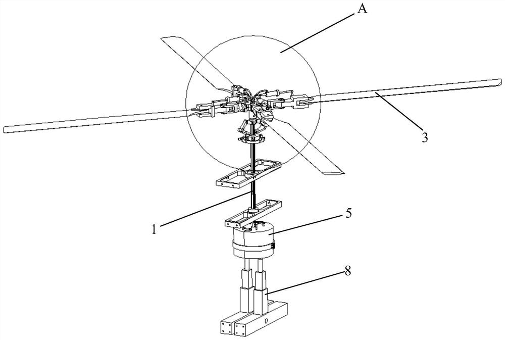 Automatic rotor wing folding system for tandem double-rotor-wing helicopter