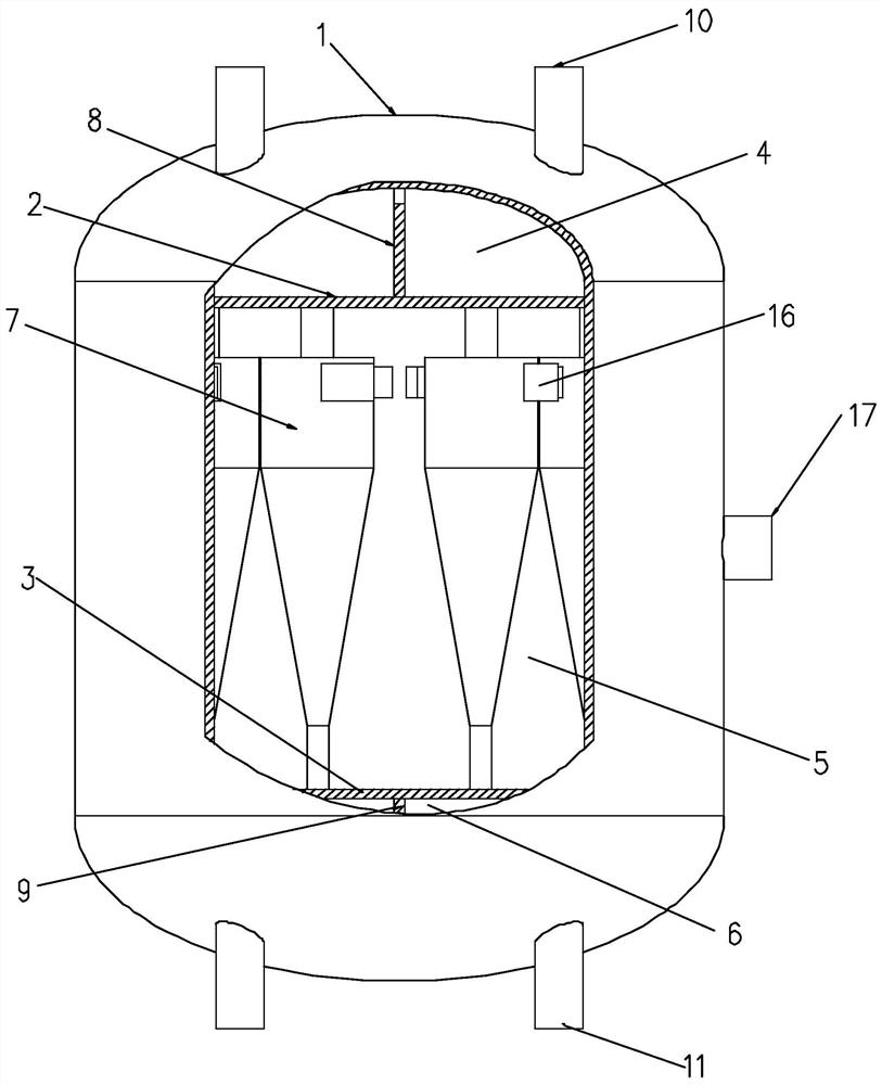 High-pressure solid-liquid separator