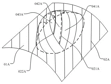 Method of laying prepreg by aid of trajectory planning software