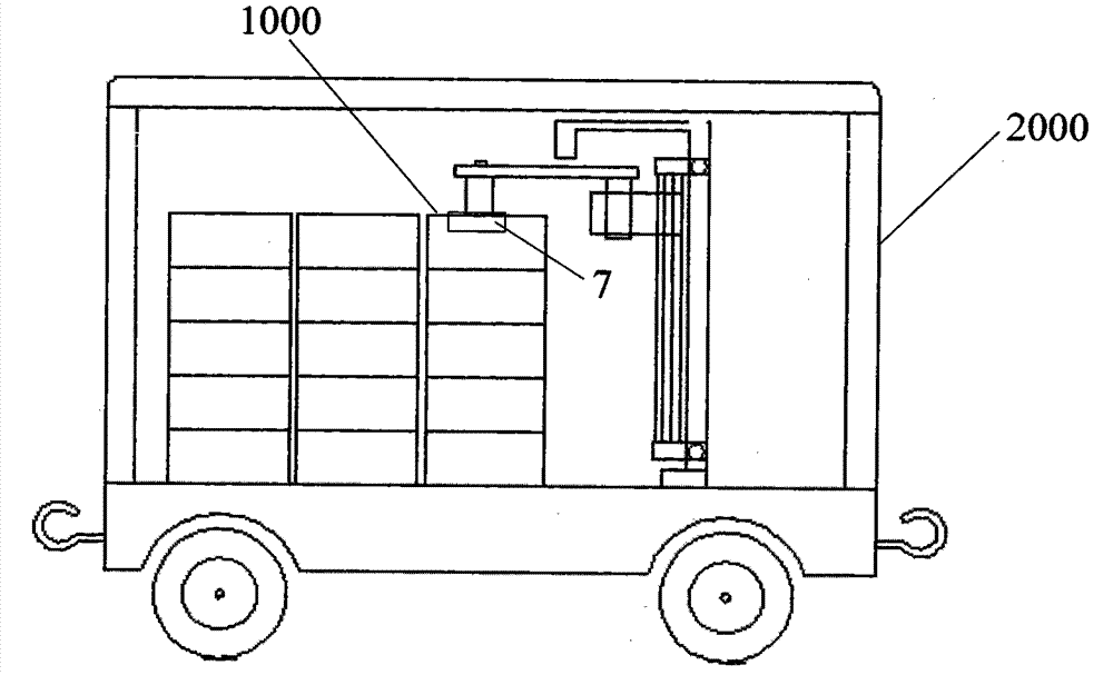 Engineering truck, system and method for operating traffic indicating device