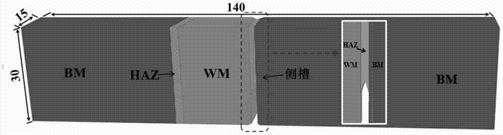 A method for measuring the fracture toughness jic of the heat-affected zone of welded joints