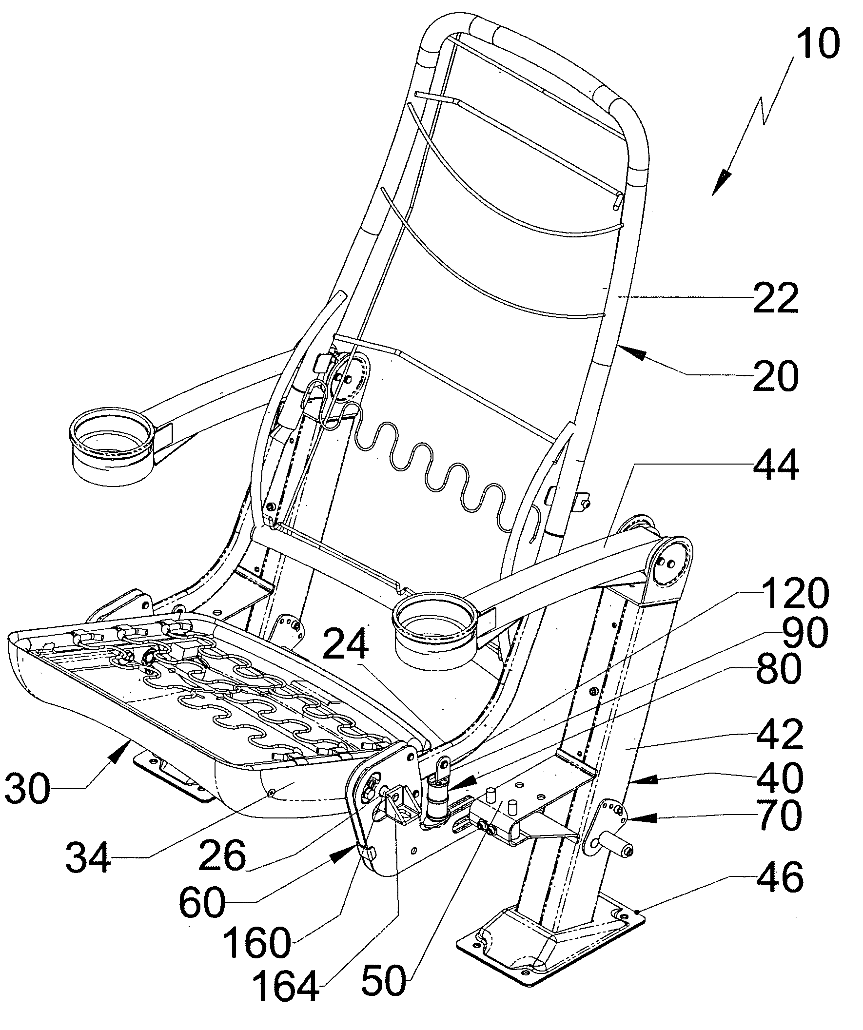 Reclining chair system