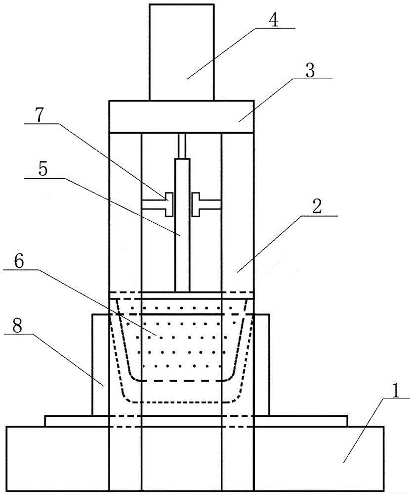 Clay crucible forming machine