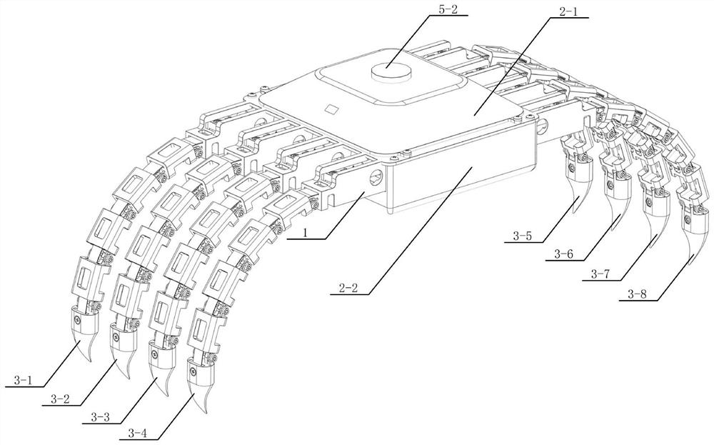 Eight-legged robot with bionic rigid-flexible coupling legs and control method