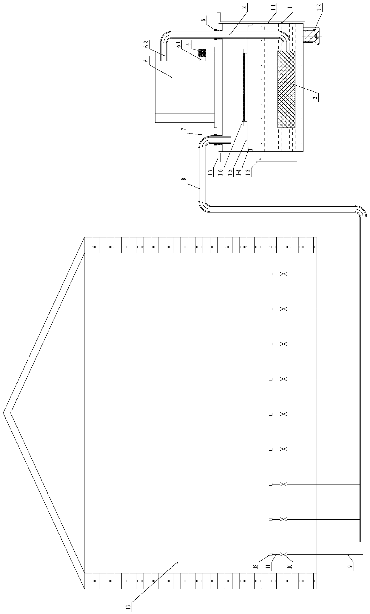 Fresh air system under dust environment