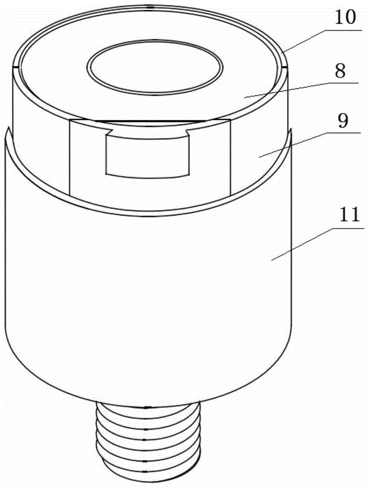 Sheet metal drawing device for electronic universal testing machine