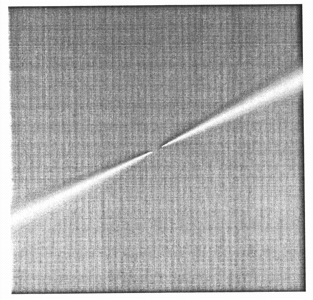 Method for positioning boundaries of belt layers at tyre crown part of X-ray image of tyre