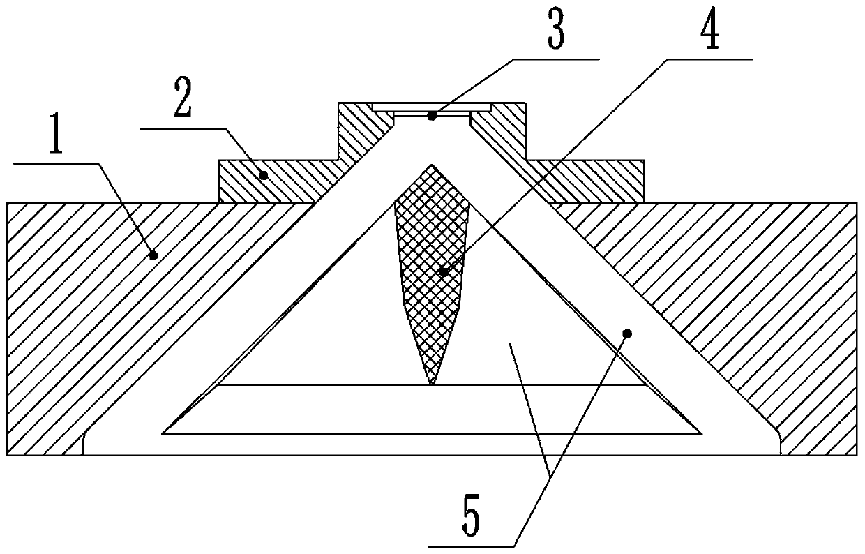 Wood-plastic door plank micro-foaming forming device and using method thereof