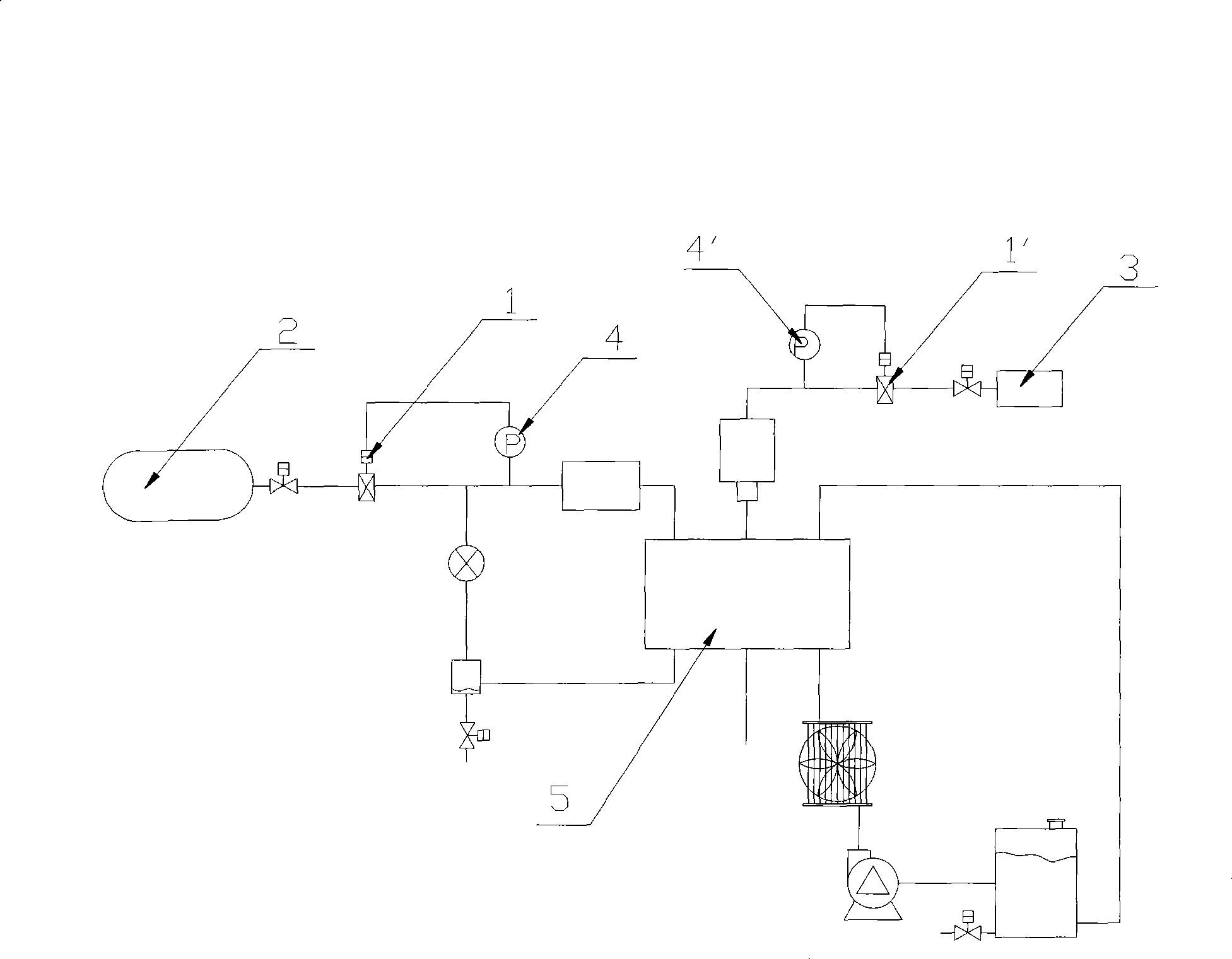 Method controlling operation pressure stabilization of air and hydrogen in fuel cell