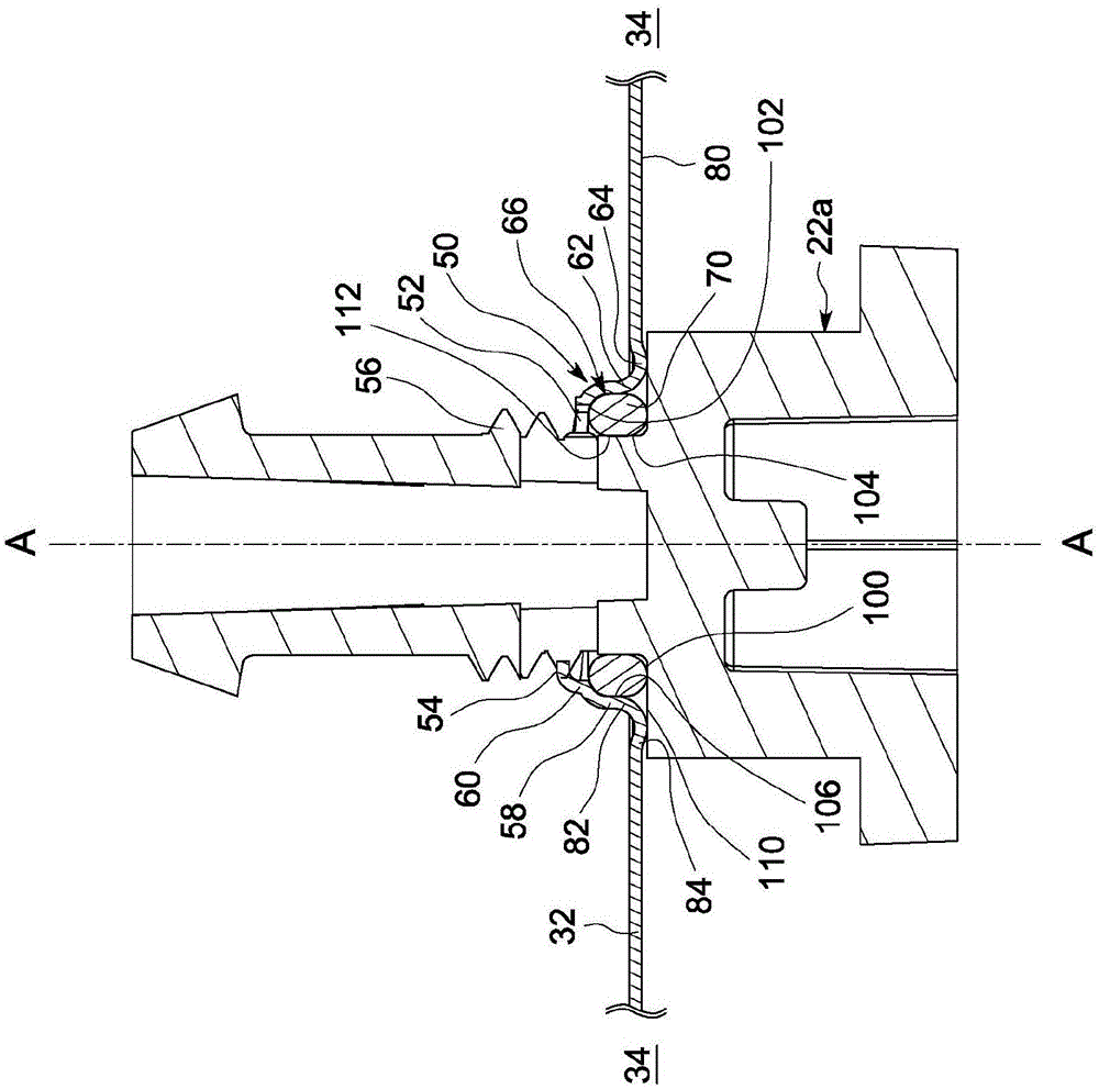 Filter housings with single turn threaded ports