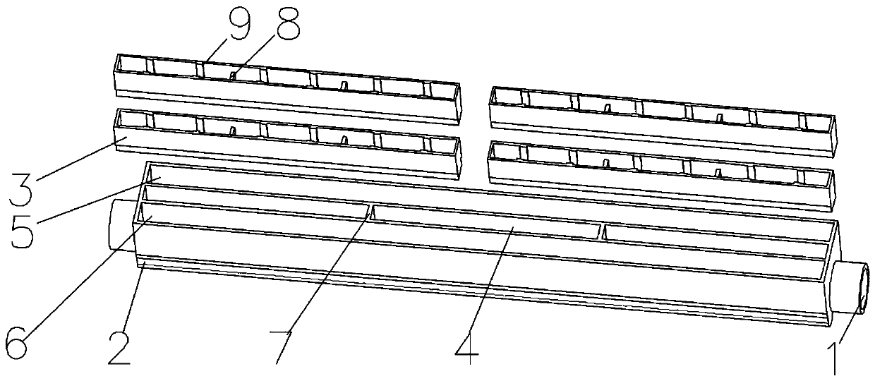 A laminar flow hollow fiber filter membrane module