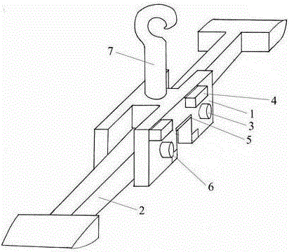 Engineering pile foundation static load detection resistance anchor hoe