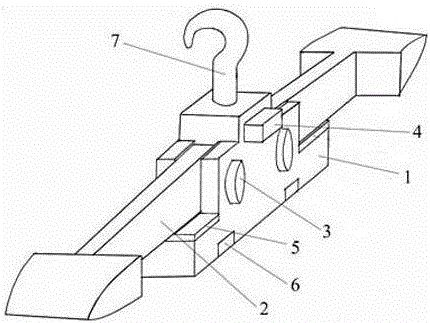 Engineering pile foundation static load detection resistance anchor hoe