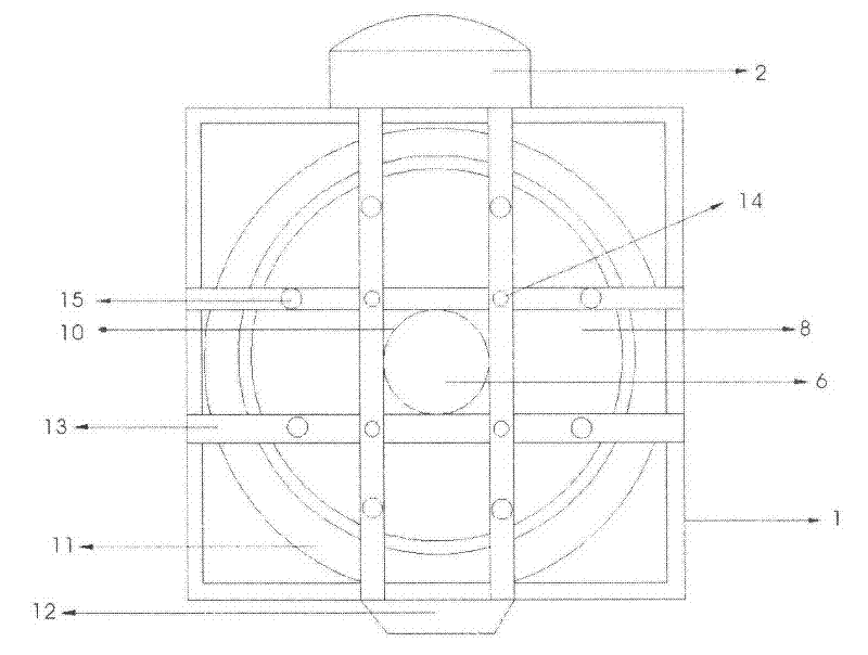 Opposite netted disc mill