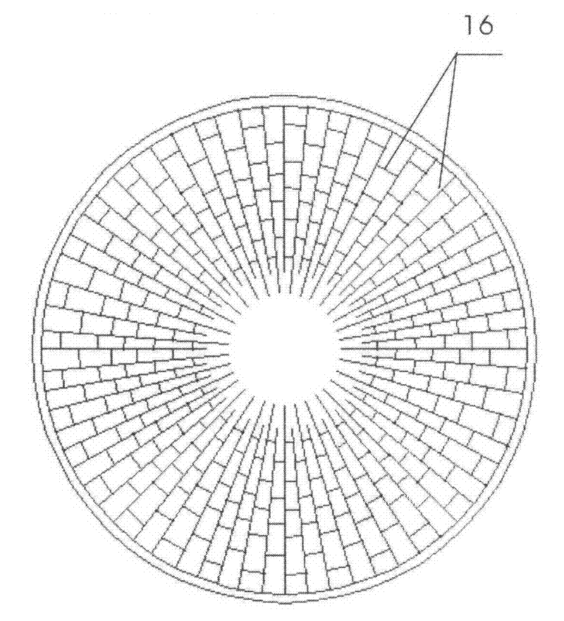 Opposite netted disc mill