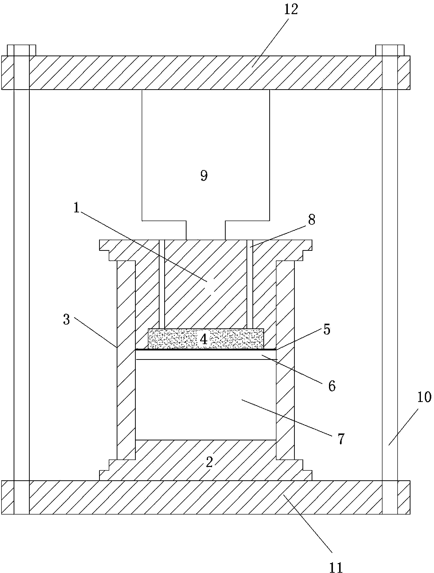 Remodeling fine grain soil test sample preparation device