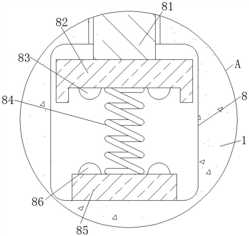 Waste paper cutting device capable of preventing cutter from accidentally injuring people after completion of cutting