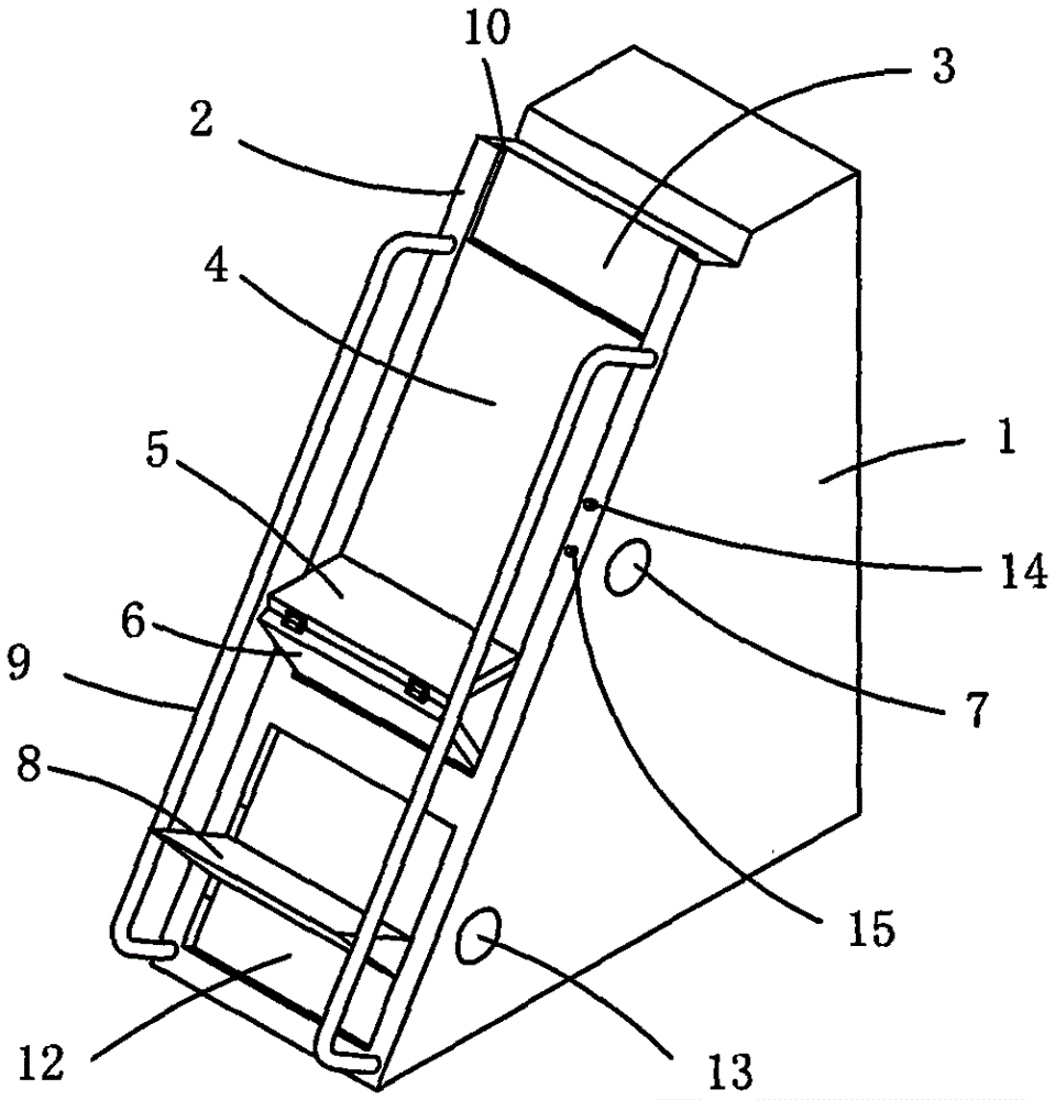 Knee squat auxiliary exercise device for pregnant women