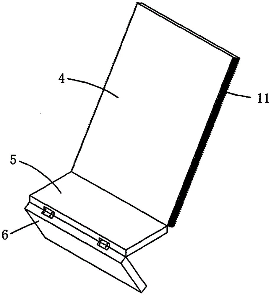 Knee squat auxiliary exercise device for pregnant women