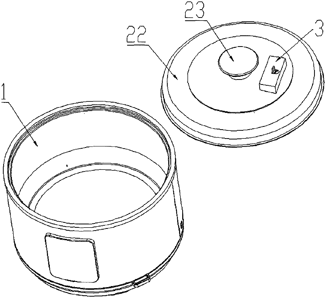 Electric heating cooking utensil with wireless steam detection device