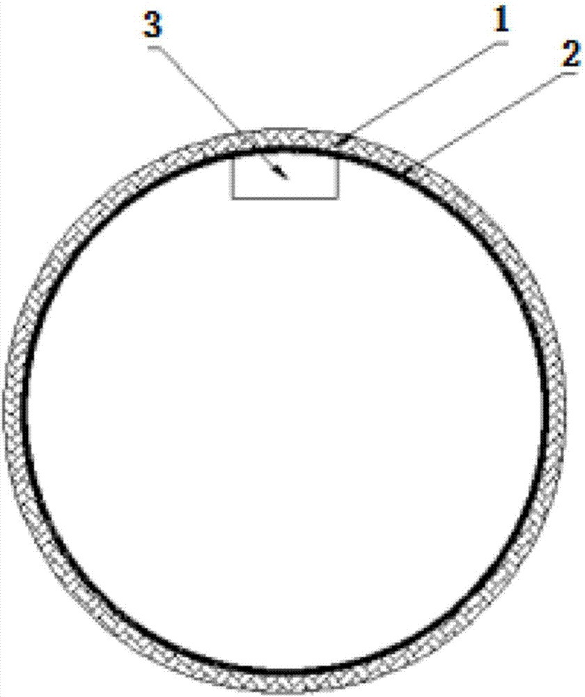 Anti-burn double-layer co-extrusion built-in drip irrigation tape and preparation method thereof