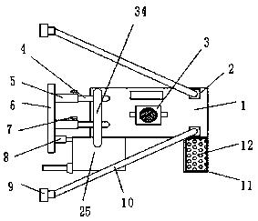 High-altitude falling preventing construction auxiliary device for steel structure building