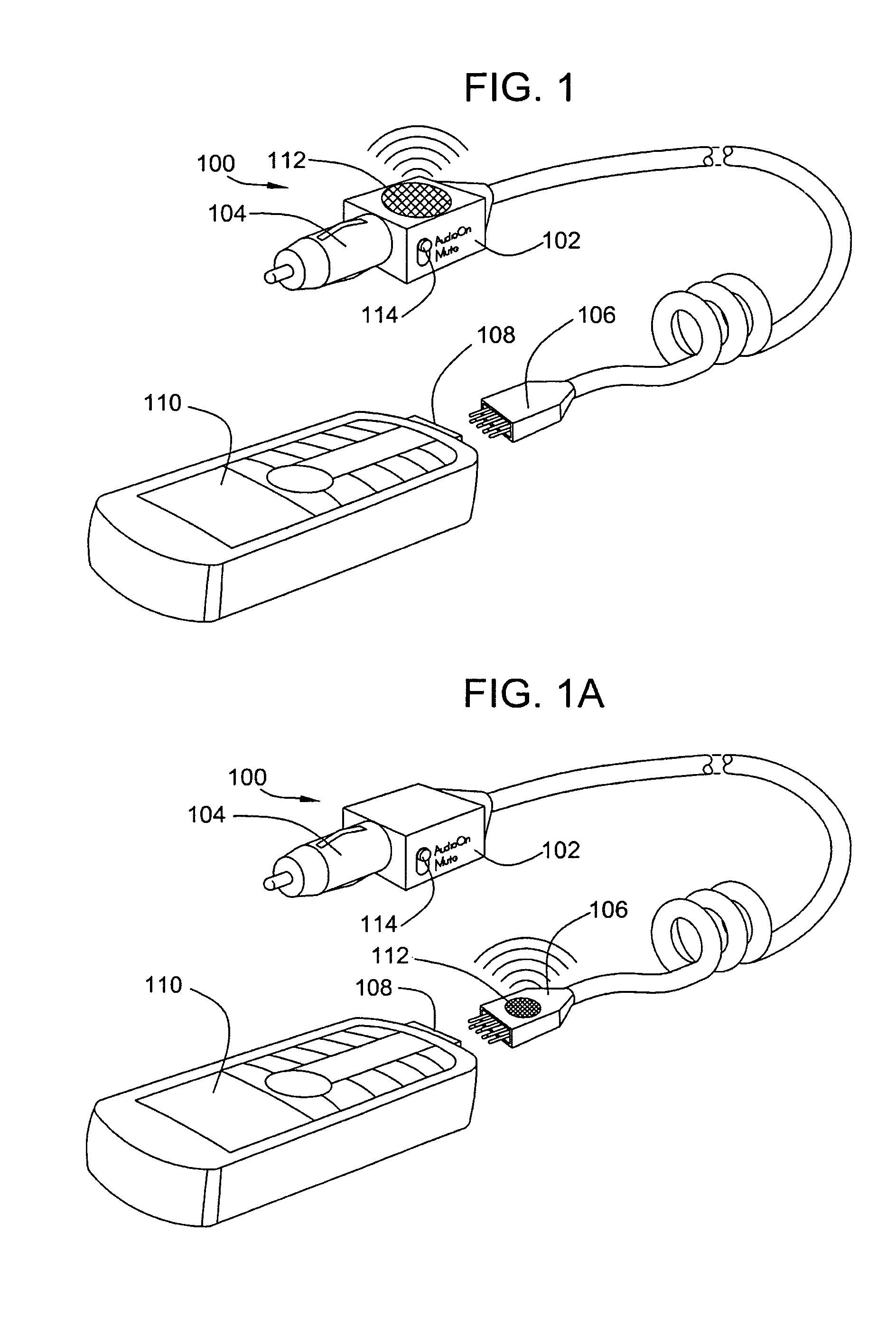 Mobile telephone charger with promotional audio output