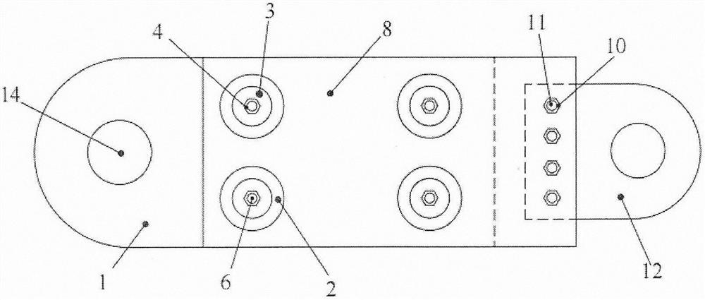 Viscoelastic damper with adjustable compressive pre-stress