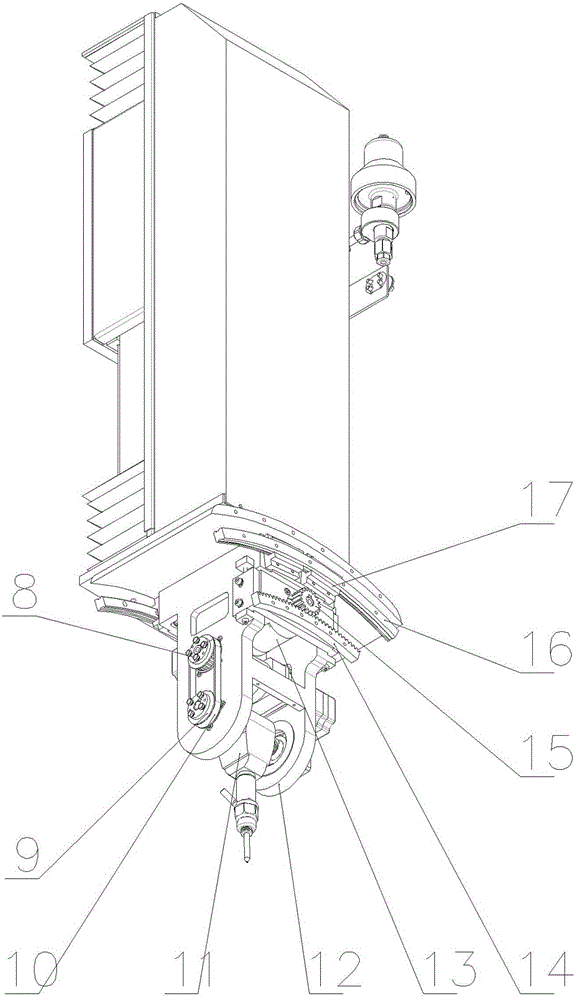 Numerical-control six-shaft intelligent water jet cutter