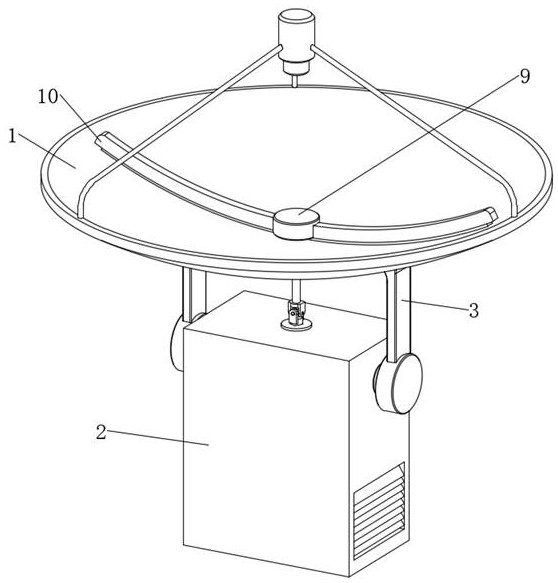 High-throughput satellite network signal shipborne antenna signal device