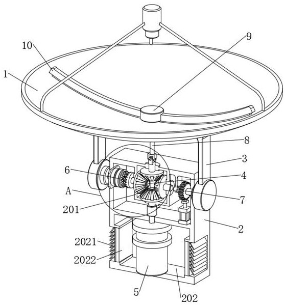 High-throughput satellite network signal shipborne antenna signal device