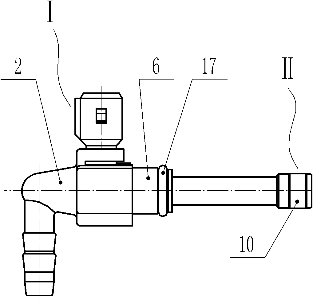 Electromagnetic valve type urea solution injector