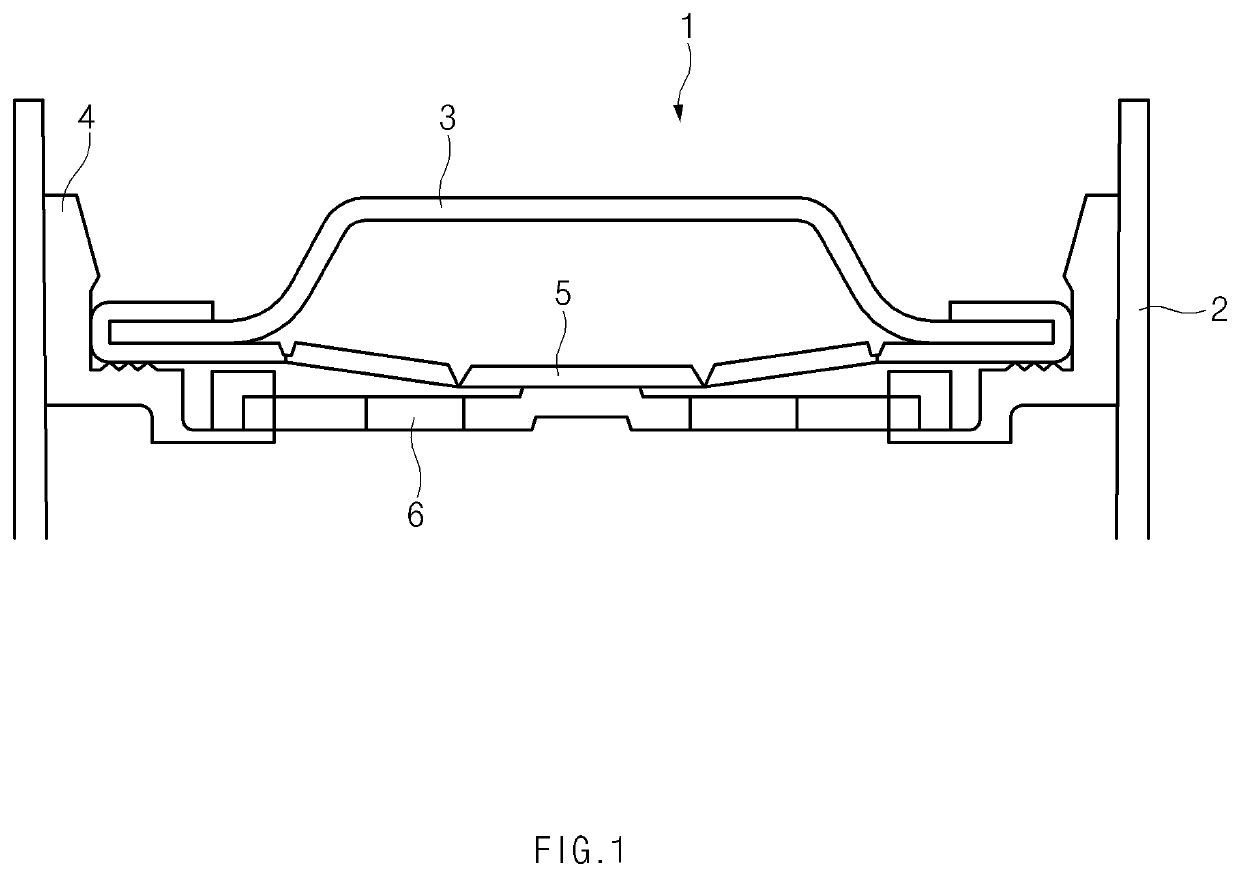 Secondary battery and method for interrupting current of secondary battery