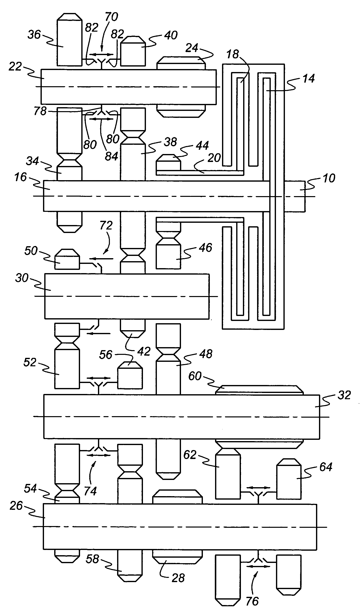 Dual clutch automatic transaxle