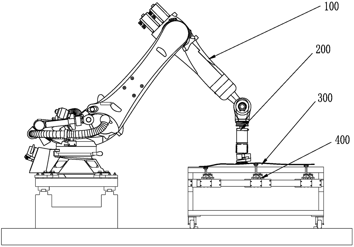 Constant force actuator for installing grinding head