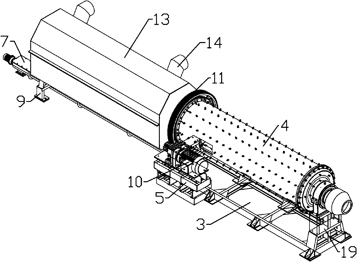 Box type integrated cold aluminum ash treating equipment