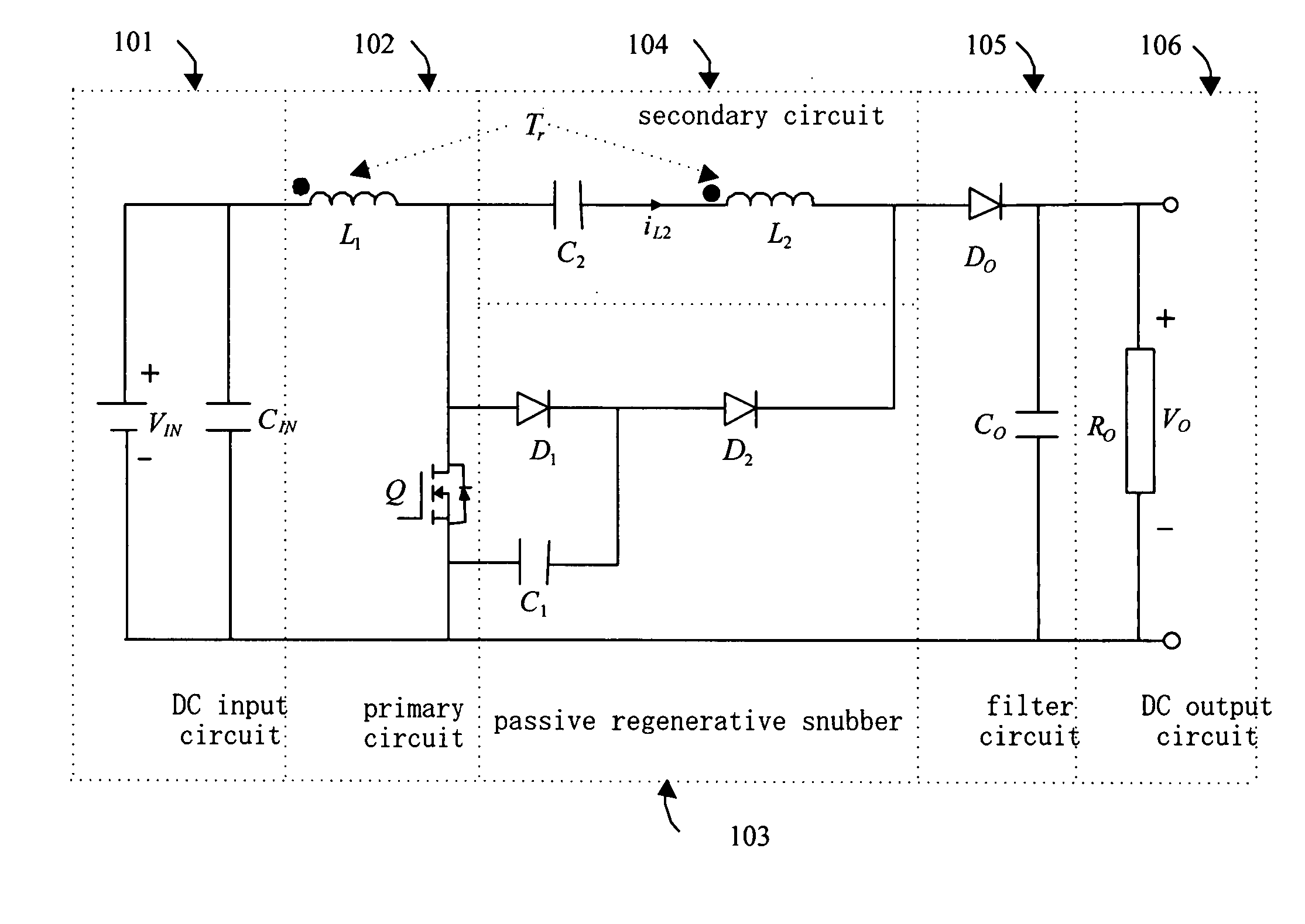 Boost converter utilizing bi-directional magnetic energy transfer of coupling inductor