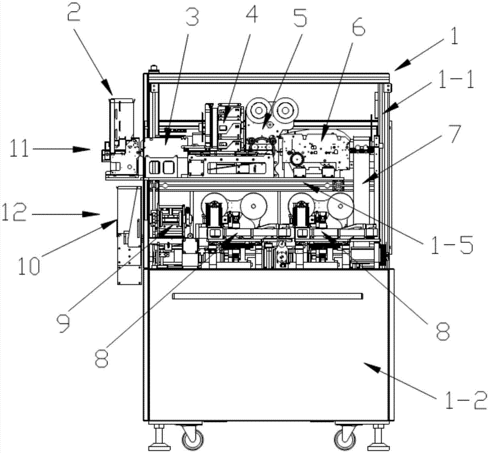 Double-layer intelligent card personal information processing device