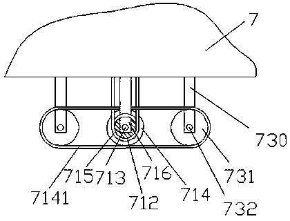 Improved type high-density plate rust removing device