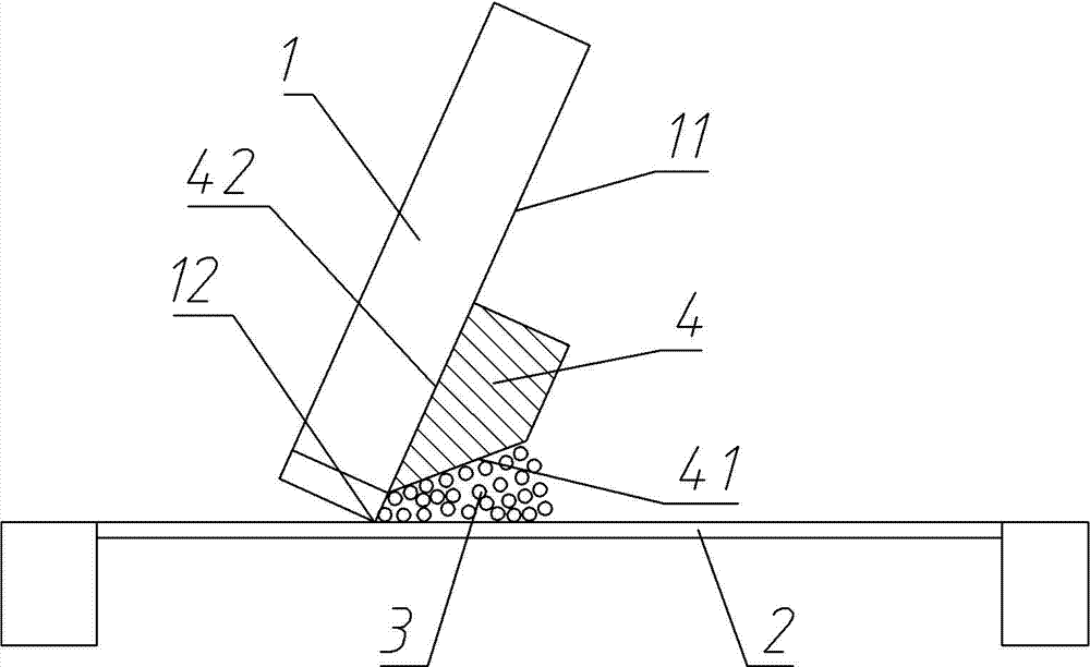 Scraper for silk-screen printing