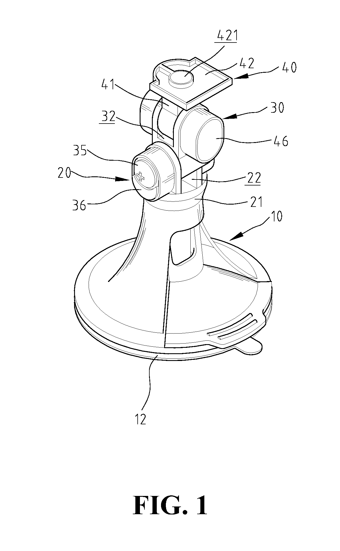 Adjustable fixing mount