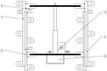 A device for controlling the lifting of a washstand