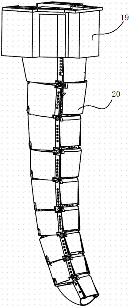 Elephant-nose-imitated robot based on novel under-actuated mechanism