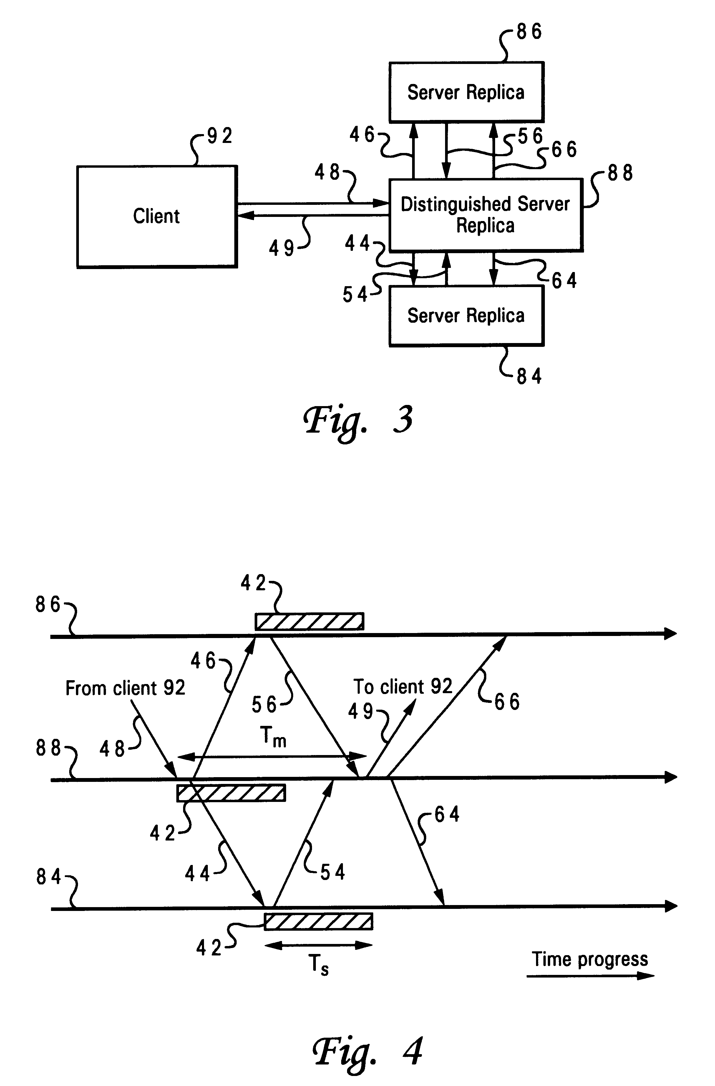 Method and system in a computer network for the reliable and consistent ordering of client requests