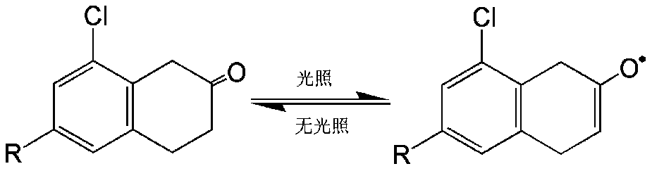 Photochromic lyocell fiber and preparation method thereof