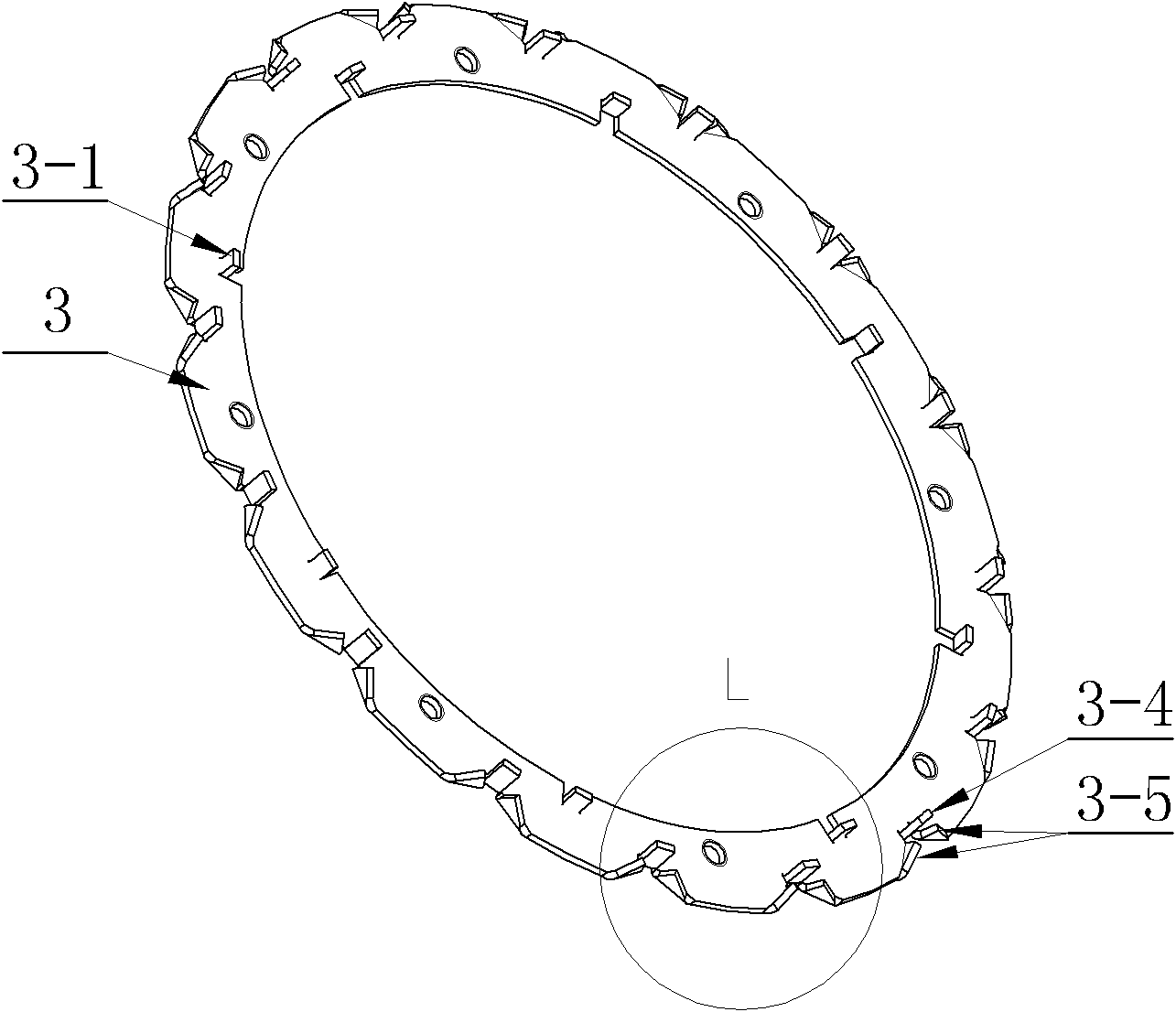 Pole mechanical fixing structure of permanent magnet motor