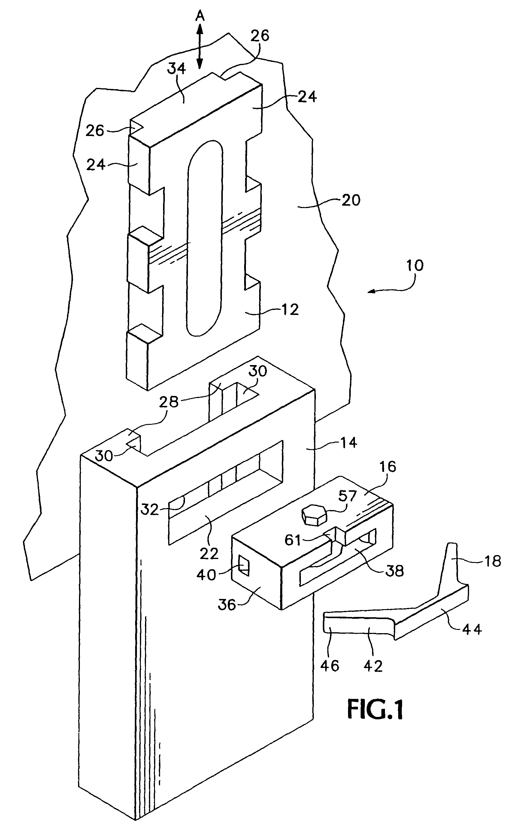 Lock with internal retainer