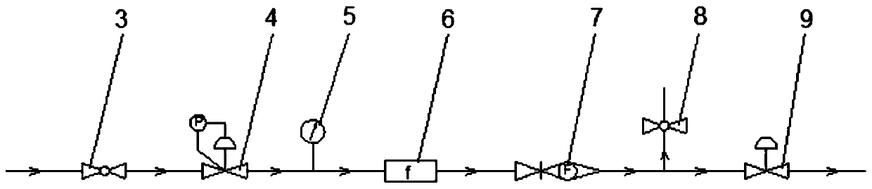 Gas path leakage detection device for PDH device gas chromatograph